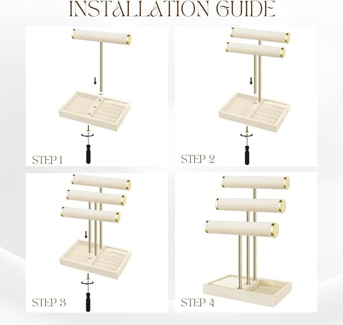 Flexzion 3 Tier Bracelet Holder Display Stand - Image 7