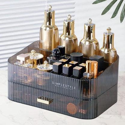 Makeup Organizer with Drawers Stackable Skincare Cosmetic Makeup organization by PLINJOY