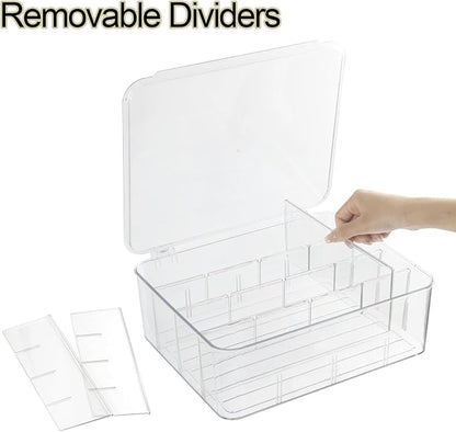 ZEXALOR Socks Underwear Drawer Organzier Dividers, 16 Compartment Removable - Image 4