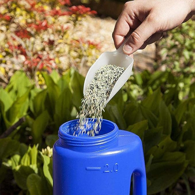 Aramox Hand Held Spreader Shaker Fertilizer Salt Dispenser - Image 2