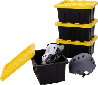 Plastic 5-Gallon Storage Tote - Image 2