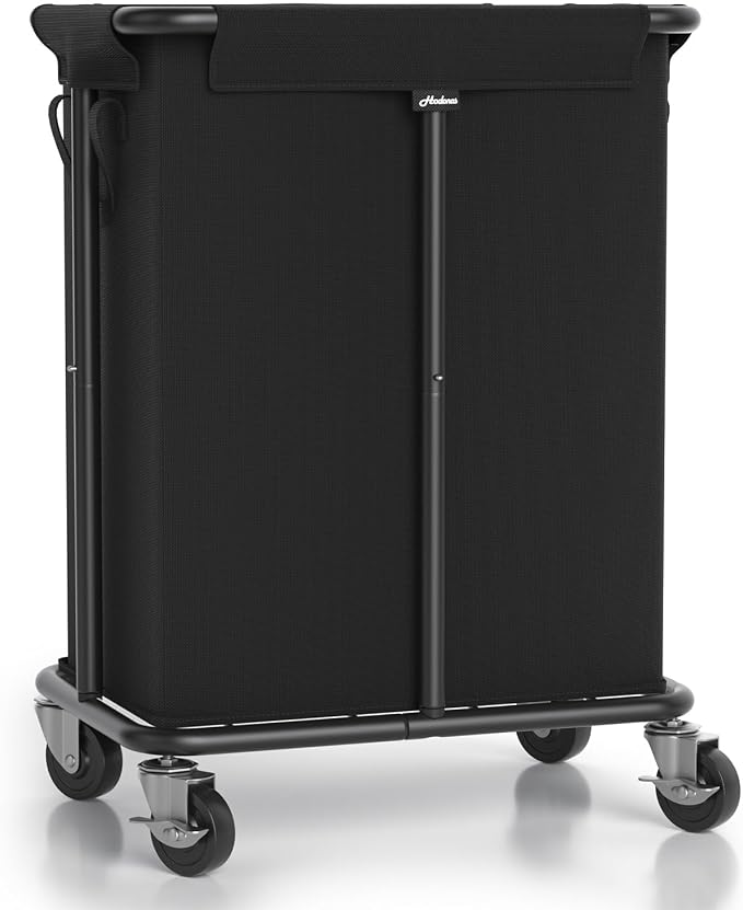 Hodonas Laundry Basket with Wheels, Rolling Laundry Hamper, 46 Gallons - Image 8