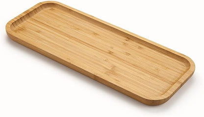 Bamboo Vanity Tray, Bathroom Counter Tray, Toilet Tank Tray, Bathroom Tray by XIMISISE