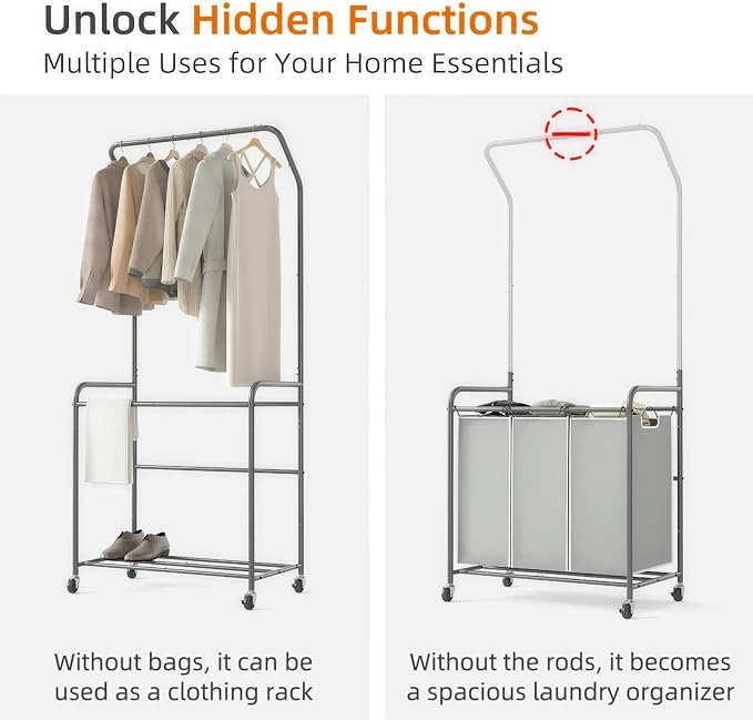 ROMOON Laundry Sorter Hamper - Image 3