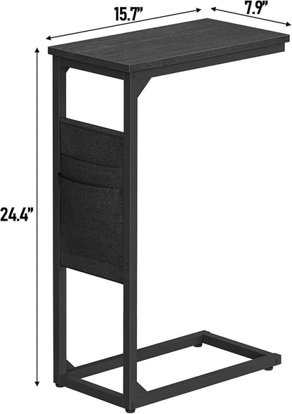 TUTOTAK C Shaped End Table, Side Table - Image 3