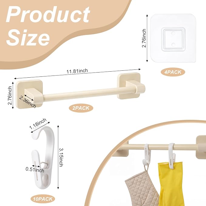 Leinuosen 16pcs Kitchen Glove Holder Dish Gloves Clip - Image 2