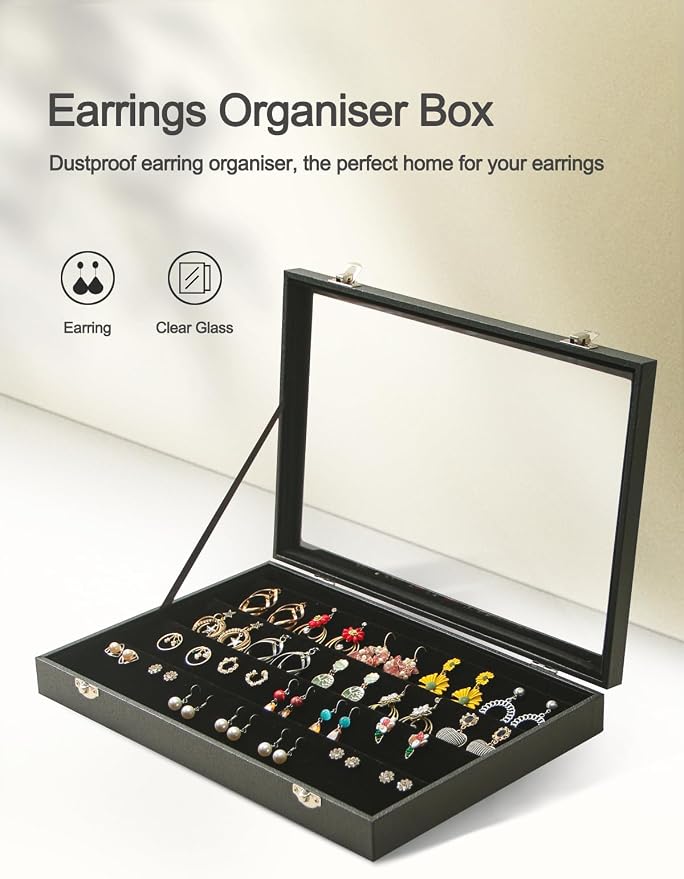 Coward Earring Organizer Tray Box - Image 3