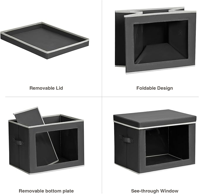 Homsorout Stackable Storage Bins - Image 7