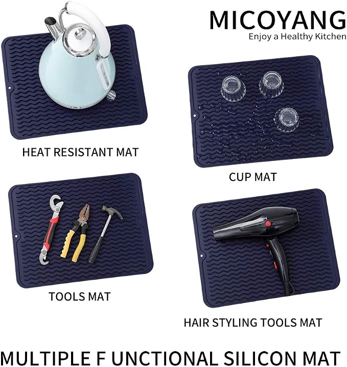 Silicone Dish Drying Mat for Multiple Usage, Easy clean, Eco-friendly, - Image 4