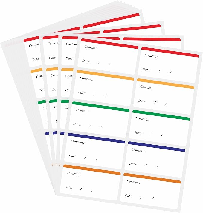 Hybsk Removable Freezer Labels Easy Peel Off by HYBSK