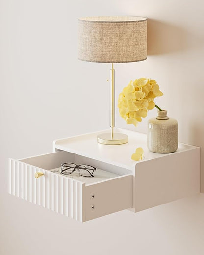 Floating Nightstand, Wall Mounted Night Stand - Image 7