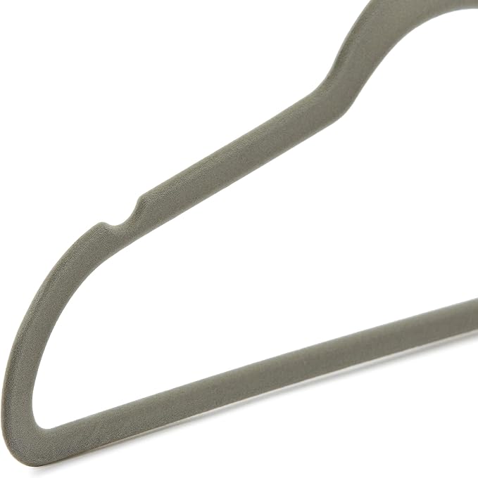 Amazon Basics Slim Velvet Non-Slip Space Saving Suit Clothes Hangers, Closet - Image 7