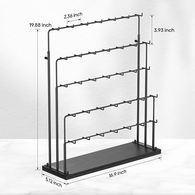 ORLESS Jewelry Display for Vendors, Earring Display Stand for Selling, Necklace - Image 4