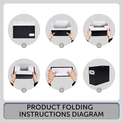 Hanging File Organizer, Cardboard File Folder Organizer - Image 4
