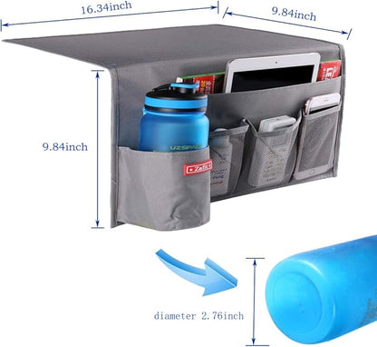 5 Pockets Bedside Caddy, Bedside Storage Organizer - Image 2