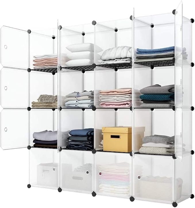 16 Cube Storage Organizer, Closet Storage Shelves - Image 3