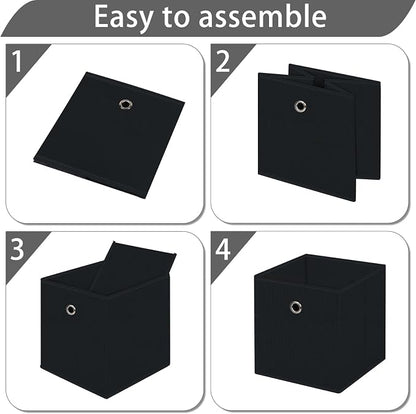 13x13x13 storage cube bins, collapsible fabric storage cubes Decorative storage - Image 6