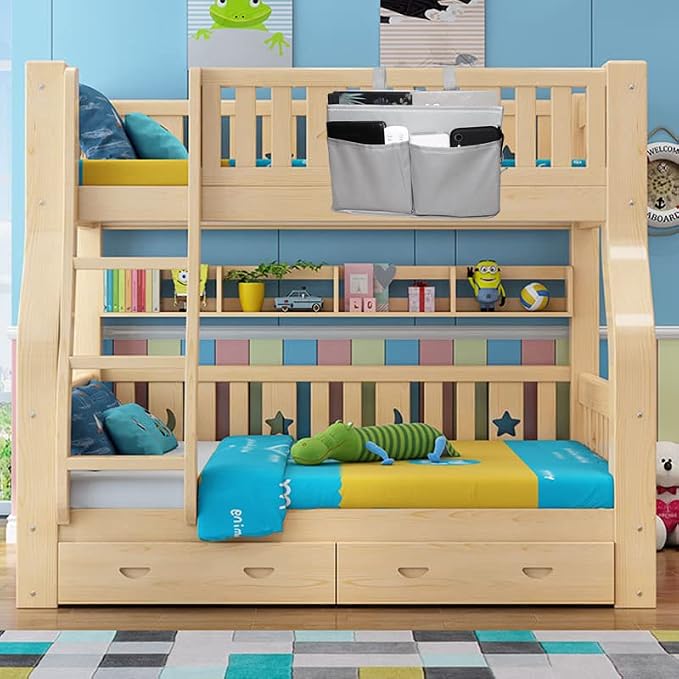 Sugaroom Bedside Storage Caddy, Bunk Bed Organizer Bed Storage Pocket Bedside - Image 7