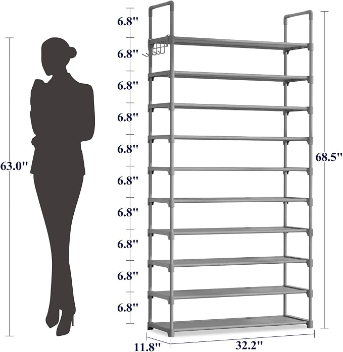 Kitsure Shoe Rack for Closet - Image 2