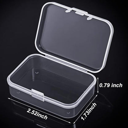 Jetec 6 Pieces Mini Plastic Clear Beads Storage Containers Box - Image 2