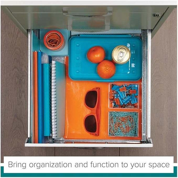 Scranton & Co Set of 2 18" D 3-Drawer Metal Filing Cabinet - Image 6