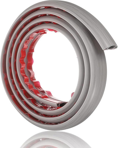 HARFINGTON 6ft Cord Cover Floor W0.6 x H0.33 Inner Channel PVC Hide Extension - Image 3