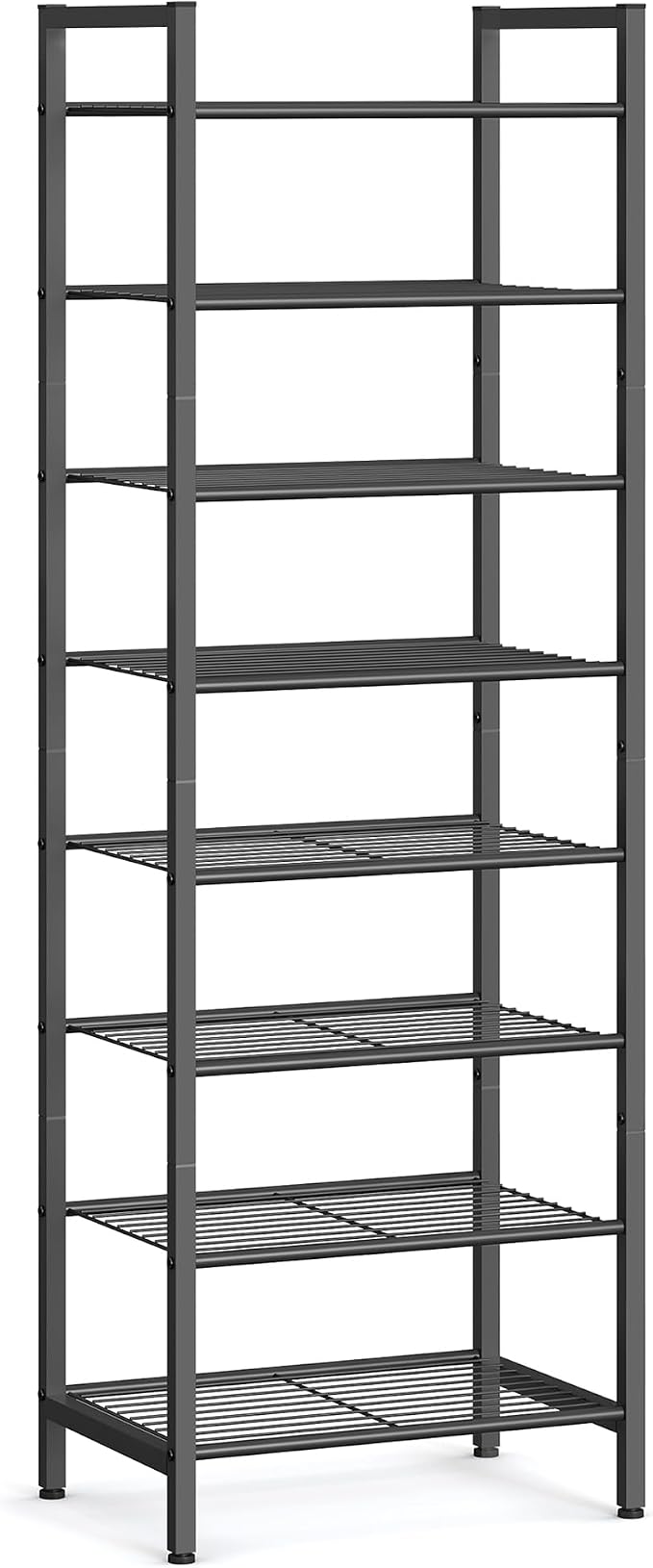 SONGMICS Metal Shoe Rack, Free Standing Shoe Organizer by Unknown