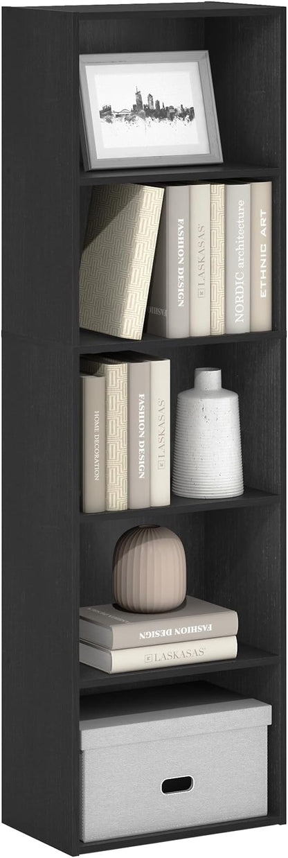 Furinno LUDER Book Shelf, 5-Cube Bookshelf, Bookcase by Furinno-FitsYourSpaceFitsYourBudget