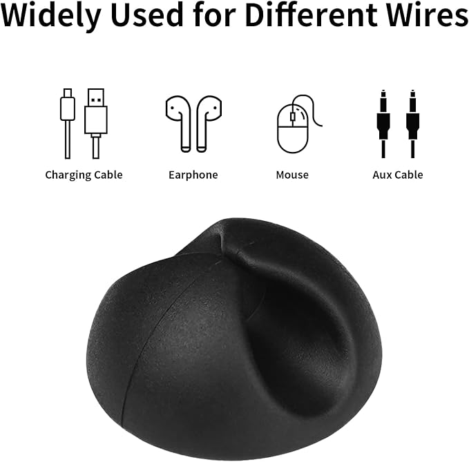 Flezoo Cord Holder Cable Holder, Desk or Mouse - Image 3
