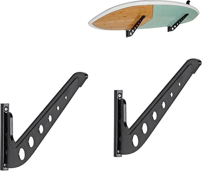 1 Board Surf Rack Wall Mount for Surfboard, Snowboard Storage Adjustable Wall by HIKULAOUTDOORSPORTS