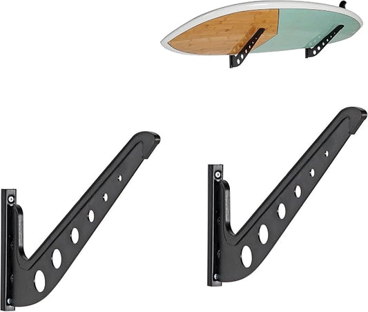 1 Board Surf Rack Wall Mount for Surfboard, Snowboard Storage Adjustable Wall by HIKULAOUTDOORSPORTS