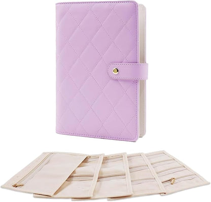 Travel Jewelry Organizer Case ， Portable Jewelry Organizers Storage Book by Sbrinnaliao