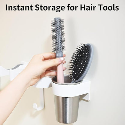 Hot Tools Organizer, Hair Tool Organizer Wall Mount Aluminum Alloy, - Image 8