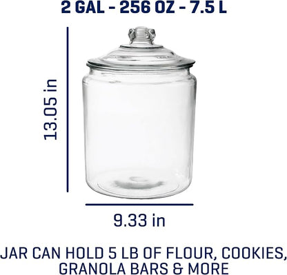 Anchor Hocking Heritage Hill Glass Jar - Image 7