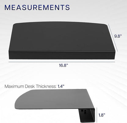 VIVO 17 inch Corner Desk Connector Platform - Image 3