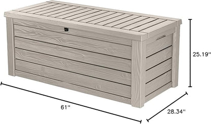 Keter Westwood 150 Gallon Resin Large Outdoor Storage Box - Image 10