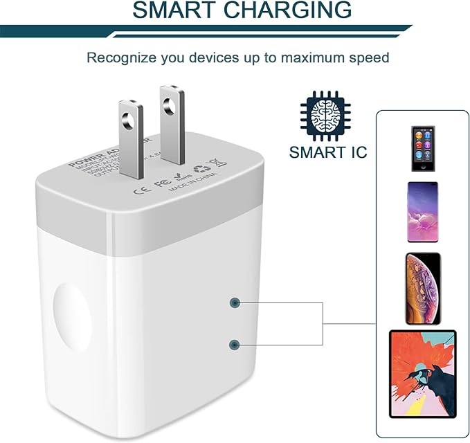 USB Charger Adapter, Samsung Galaxy, Power Cube Base Brick - Image 3