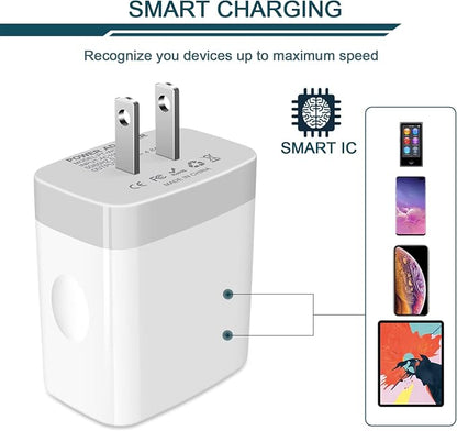 USB Charger Cube, Wall Charger Plug, AILKIN 4.8A 4-Muti Port USB Adapter | - Image 3