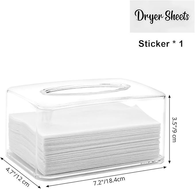 Dryer Sheet Holder, Dryer Sheet Dispenser Box - Image 2