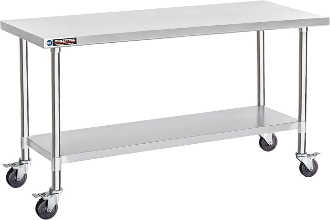 DuraSteel 30x72 NSF Stainless Steel Cart by DuraSteel
