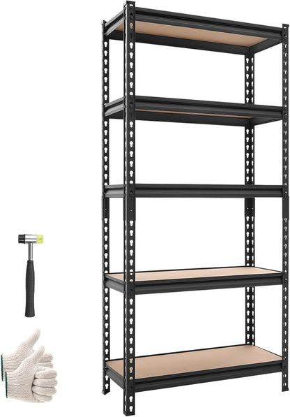 VEVOR Storage Shelves, 5-Tier Adjustable, 2000 lbs Capacity, Heavy Duty Garage by VEVOR