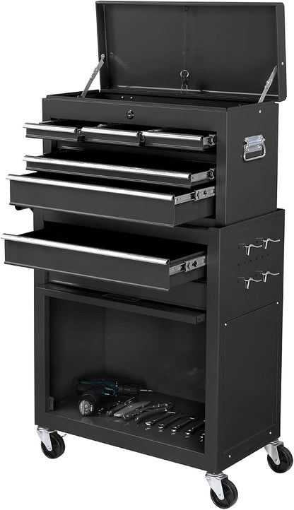 TUFFIOM 8-Drawer Rolling Tool Chest, Tool Storage Cabinet w/Lockable Wheels - Image 8