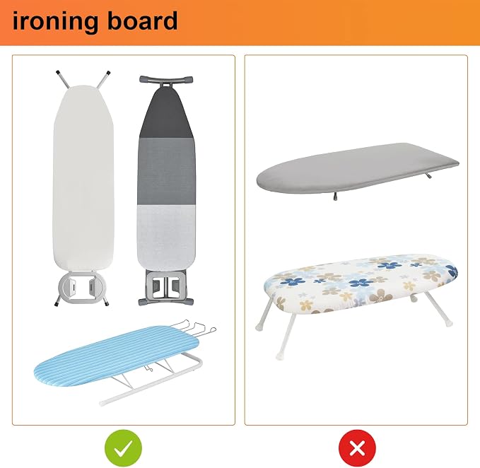 ORLESS Over The Door/Wall Mount Ironing Board Hanger, Laundry Room Iron and - Image 8