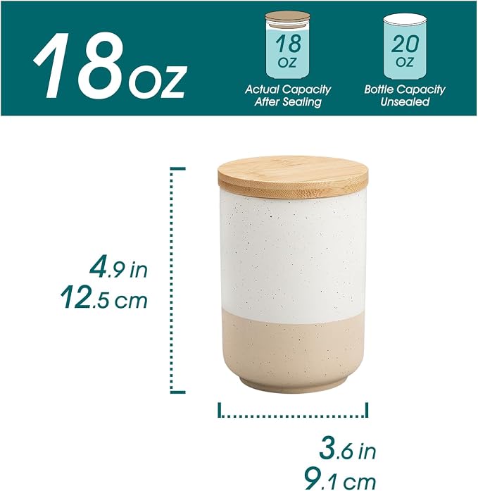 vancasso Sabine Ceramic Canister Set - Image 2