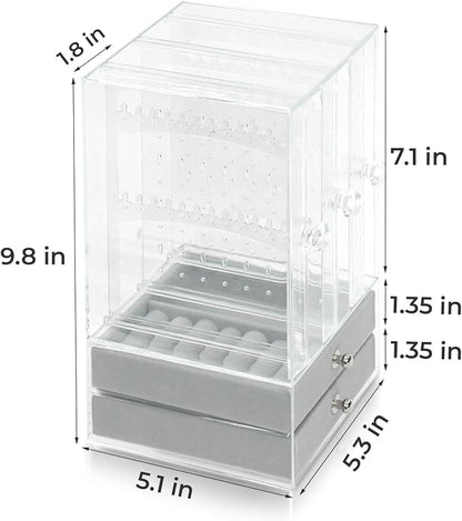 DOZZZ Acrylic Jewelry Organizer Box - Image 3