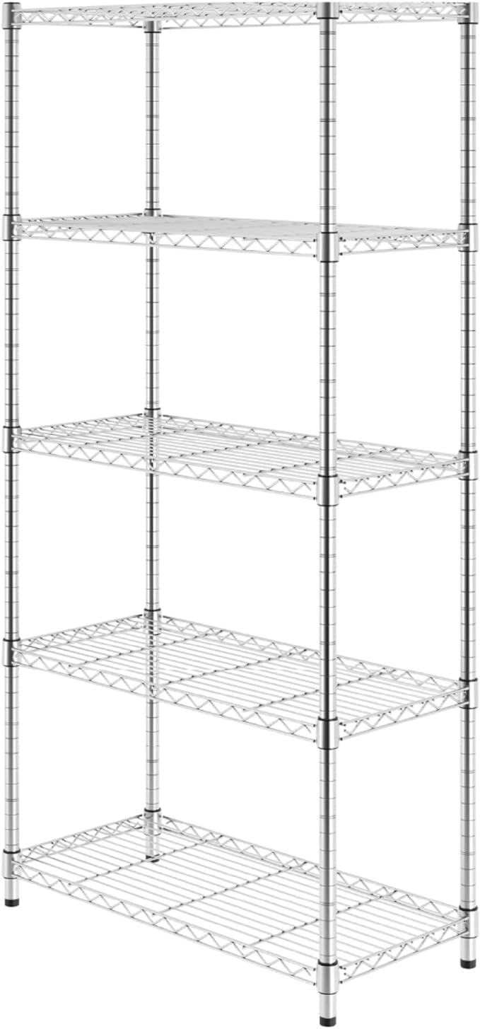 SafeRacks - NSF Certified Storage Shelves, Heavy Duty Steel Wire Unit by SafeRacks