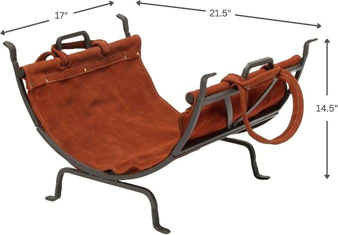 UniFlame Olde World Iron Firewood Log Holder - Image 12