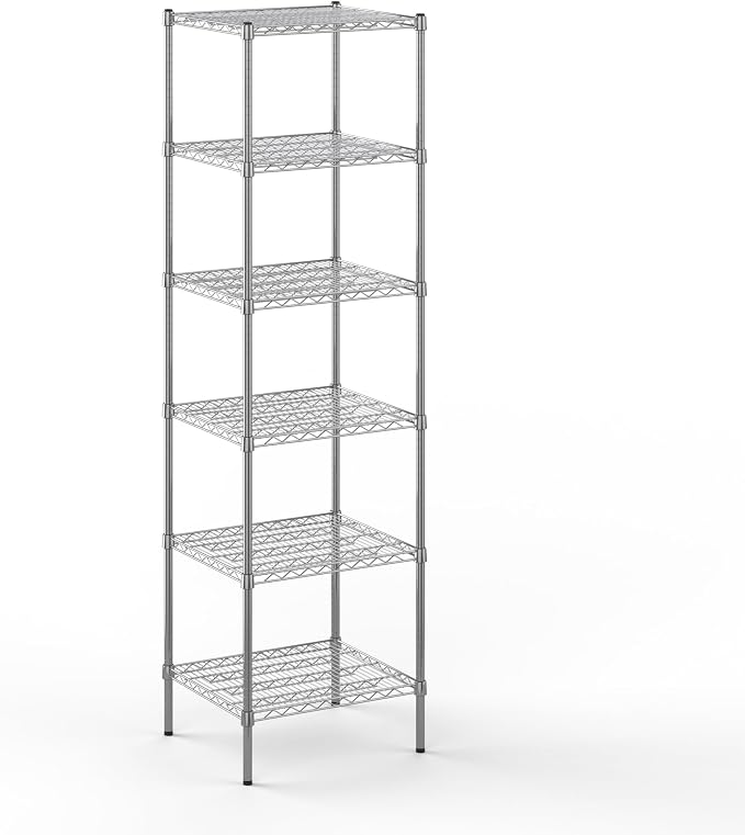 21" Deep x 24" Wide x 86" Height Wire Shelving Kit | 6-Tier | NSF Commercial by Regal+Altair