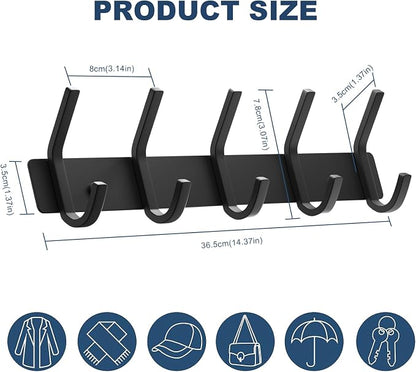VAEHOLD Wall Hooks, Heavy Duty Aluminum Towel Hooks - Image 6