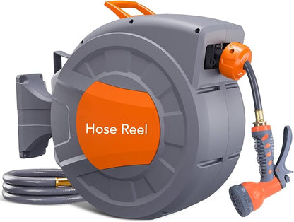 GAOMON Retractable Garden Hose Reel by GAOMON